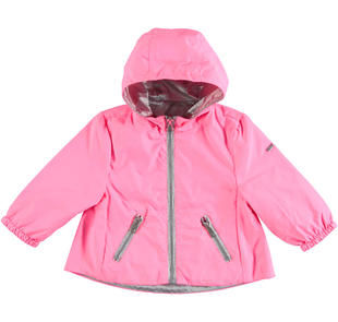 Colorata giacca a vento reversibile per bambina ido
