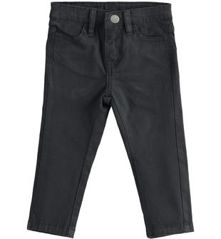 Pantalone in twill stretch cinque tasche  NERO-0658