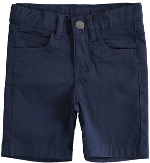 Pantalone bambino corto modello slim fit  NAVY-3854