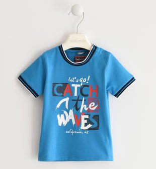 T-shirt 100% cotone "Catch the waves" 