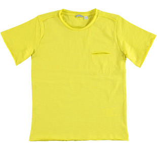 T-shirt in jersey fiammato 100% cotone 