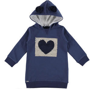 felpa paillettes reversibili bambino