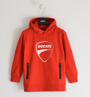 Felpa Ducati per ragazzo con cappuccio ducati ROSSO-2236