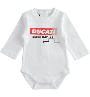 Body neonato manica lunga Ducati ducati BIANCO-0113