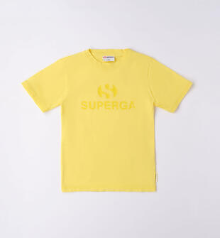 T-shirt bambino 100% cotone Superga superga GIALLO-1435