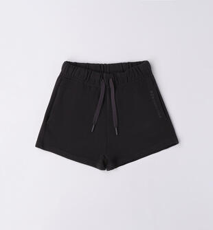 Pantalone corto 100% cotone bambina Superga superga NERO-0658