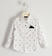 Camicia in popeline con pochette sarabanda			BIANCO-BLU-6NY1