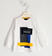 Maglietta girocollo in jersey 100% cotone con stampa sarabanda BIANCO-0113