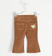 Pantalone in velluto con cuore di strass sarabanda BEIGE-1117 back