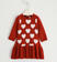 Romantico abito in tricot con cuori sarabanda ROSSO-2253