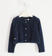 Elegante cardigan lurex per bambina sarabanda NAVY-3885