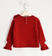 Maglione in tricot con intarsio a sagoma orso sarabanda ROSSO-2253_back
