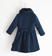 Elegante cappotto in velour con fiocco sarabanda NAVY-3885 back