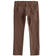 Pantalone slim fit in twill stretch sarabanda			MARRONE-0853