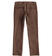 Pantalone slim fit in twill stretch sarabanda MARRONE-0853_back