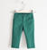 Pantalone slim fit in twill stretch di cotone sarabanda			VERDE SCURO-4537