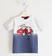 T-shirt "Sarabanda interpreta Fiat Nuova 500" con sportello che si apre sarabanda BIANCO-0113 back