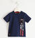 T-shirt 100% cotone con tasca trasparente sarabanda NAVY-3854