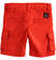 Pantalone corto modello cargo in twill di cotone sarabanda ROSSO-2235_back