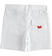 Pantalone corto 100% cotone con tasca trasparente sarabanda BIANCO-0113_back