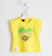 T-shirt in cotone organico stretch con cuore e strass "Sarabanda interpreta Fiat Nuova 500" sarabanda GIALLO-1434