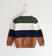 Maglia in tricot a blocchi di colore per bambino sarabanda BEIGE-1117_back