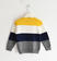 Maglia in tricot a blocchi di colore per bambino sarabanda GIALLO-1615_back