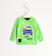 Maglietta girocollo 100% cotone organico con stampa fluo "Sarabanda interpreta Fiat Nuova 500" sarabanda			GREEN FLUO-5822