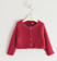 Cardigan a filato lungo lurex sarabanda BORDEAUX-2652