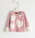 Morbidissima maglia in tricot lurex con cuori sarabanda ROSA-3031