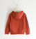 Felpa garzata con cappuccio brand 500 sarabanda RUGGINE-1956 back