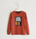 Maglietta girocollo in jersey 100% cotone brand 500 sarabanda			RUGGINE-1956