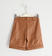 Pantalone corto in tessuto lucido sarabanda BEIGE-1117_back
