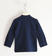 Polo per bambino 100% cotone con taschino rigato sarabanda NAVY-3854 back