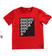T-shirt 100% cotone bambino con stampa Sarabanda interpreta Ducati sarabanda			ROSSO-2256