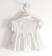 Particolare camicia per bambina a manica corta sarabanda BIANCO-0113 back
