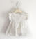 Camicia per bambina con ruches sarabanda BIANCO-0113 back