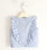 Camicia bambina in tessuto rigato con balze sarabanda AVION-3616 back