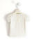 Elegante t-shirt per bambina con fiori in chiffon sarabanda PANNA-0112 back
