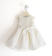 Abito cerimonia bambina con corpetto ricamato sarabanda PANNA-0112 back