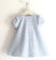 Abito per bambina fantasia check sarabanda AZZURRO-3811 back