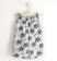Pantalone per bambina 100% cotone organico Fiat Nuova 500 sarabanda BIANCO-NAVY-6TA5