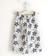 Pantalone per bambina 100% cotone organico Fiat Nuova 500 sarabanda BIANCO-NAVY-6TA5 back