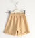 Elegante pantalone corto in viscosa per bambina sarabanda BEIGE-0734_back