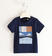 T-shirt per bambino con stampa e applicazioni sarabanda NAVY-3854