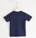 T-shirt 100% cotone per bambino con grande stampa sarabanda NAVY-3854_back