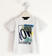 T-shirt 100% cotone per bambino con grafiche diverse sarabanda			BIANCO-0113