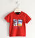 T-shirt 100% cotone per bambino con stampa fotografica sarabanda ROSSO-2256