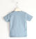 T-shirt per bambino 100% cotone con taschino e simpatiche stampe sarabanda AZZURRO-3922_back