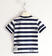 T-shirt per bambino 100% cotone organico Fiat Nuova 500 sarabanda BIANCO-NAVY-6SY8_back